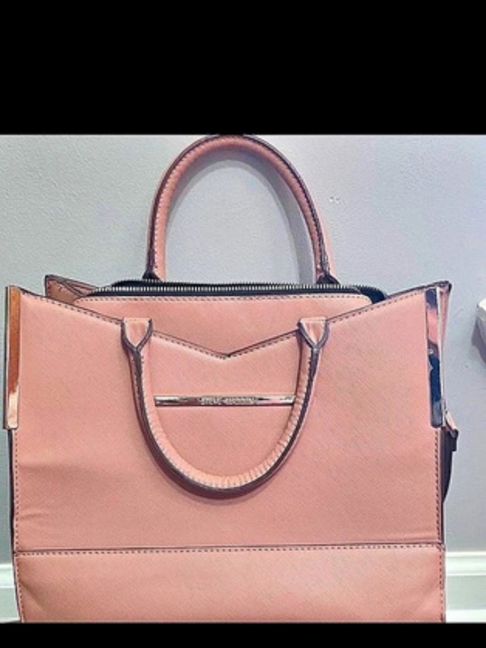Steve Madden Pink Satchel with Wristlet